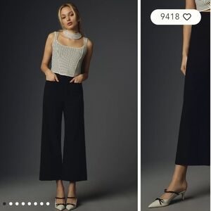 Anthropologie Colette Wide-Leg Pants by Maeve Size 32 with 29" inseam